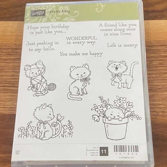 Stampin' Up! 3 different collections: Postcard pal,Bella &Friends, Pretty Kitty - Picture 5 of 8